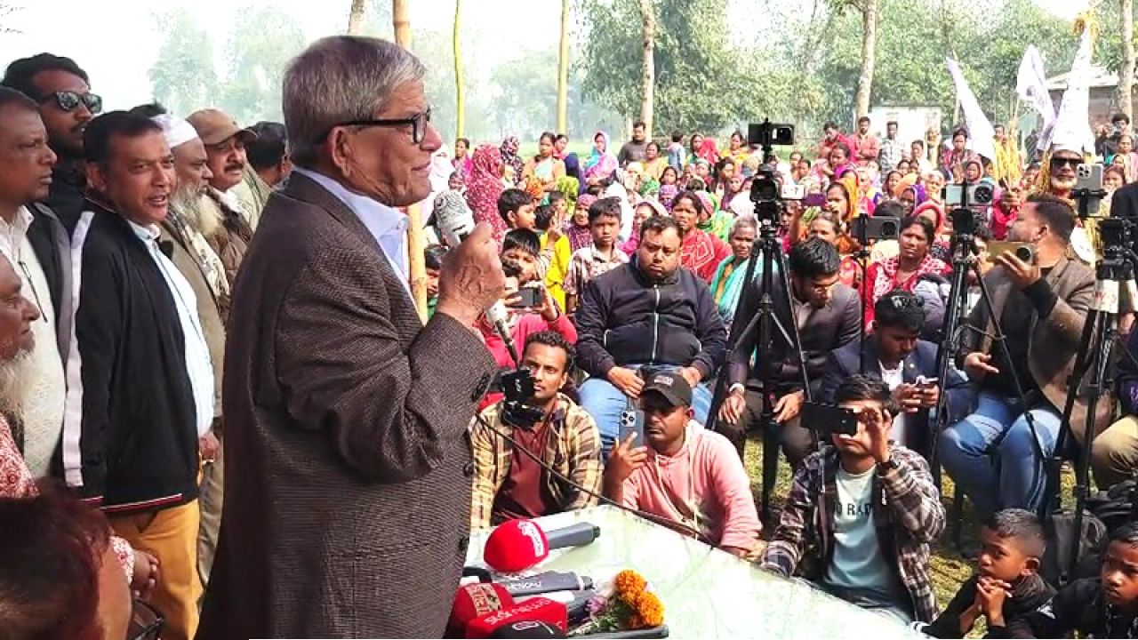 আমার তো শেষ সময়, ধানের শীষে ভোট দিন: মির্জা ফখরুল