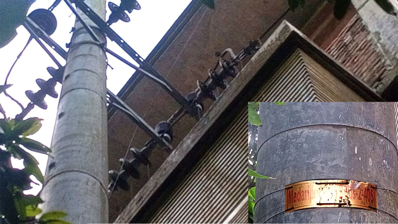 বেপারী পাড়ায় ঝুঁকিপূর্ণ ভবন বেলকনির ভেতর দিয়ে ৩৩ হাজার ভোল্টের বিদ্যুৎ লাইন, আতঙ্কে এলাকাবাসী