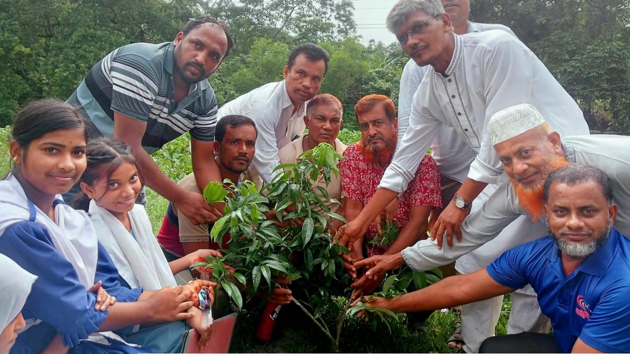 আগৈলঝাড়ার রাজিহার মাধ্যমিক বিদ্যালয়ে বৃক্ষরোপণ কর্মসূচি অনুষ্ঠিত