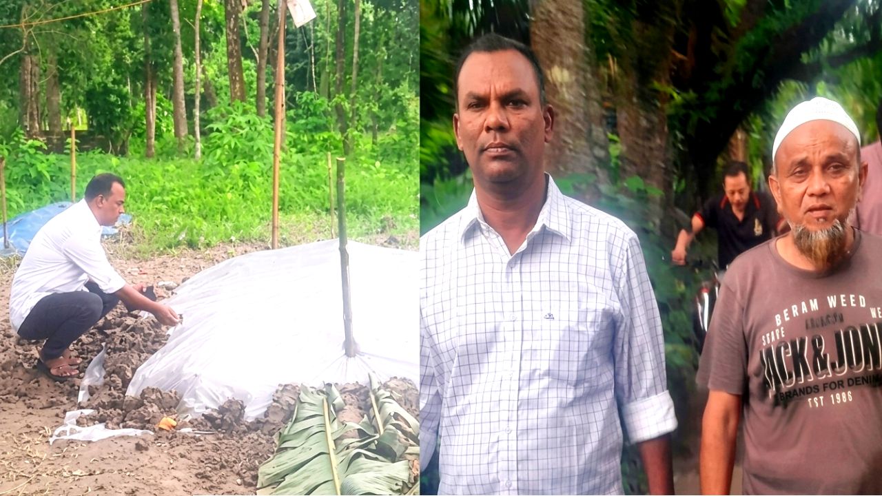 নিহত নেয়ামুল হকের কবর জিয়ারত ও পরিবারের খোঁজখবর নিলেন বিএনপি নেতা বদিউজ্জামান মিন্টু