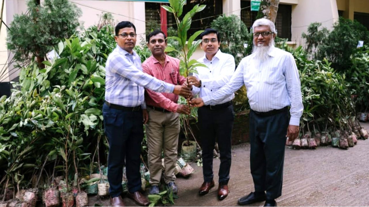 বৃক্ষায়নে গৌরনদী মডেল, ১৫ হাজার শিক্ষার্থীর হাতে ১৫ হাজার বৃক্ষ